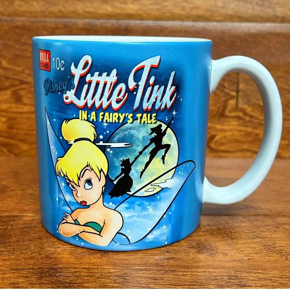 DISNEY STORE Tinkerbell Little Tink In A Fairys Tale Coffee Mug 16oz